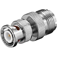 Wentronic - Adaptador BNC (10 Unidades- Conector Macho BNC a Conector Hembra PL)
